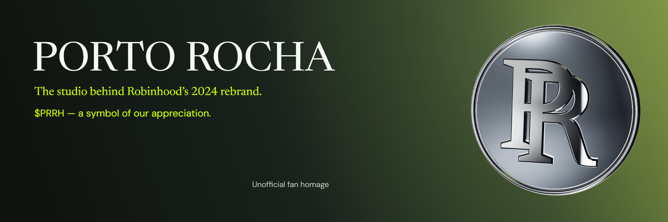 PORTO ROCHA unofficial fan homage X header